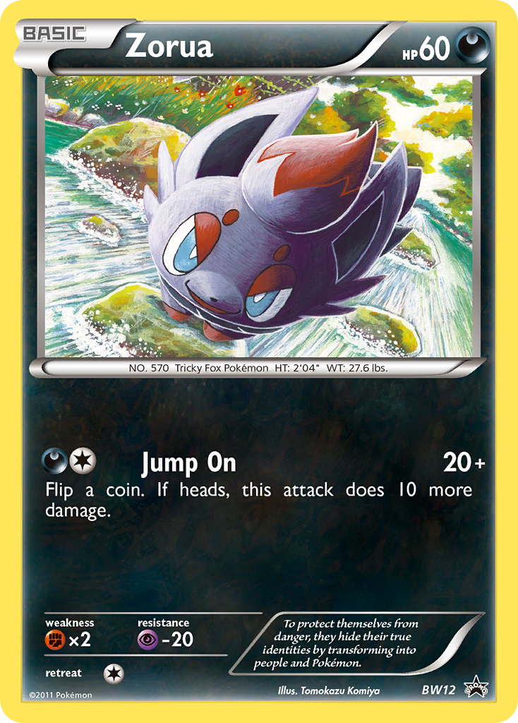 Black & White Promo Zorua #12