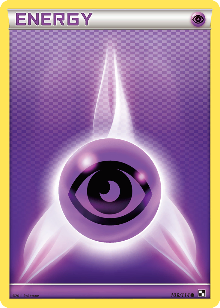 Black & White Psychic Energy #109/114