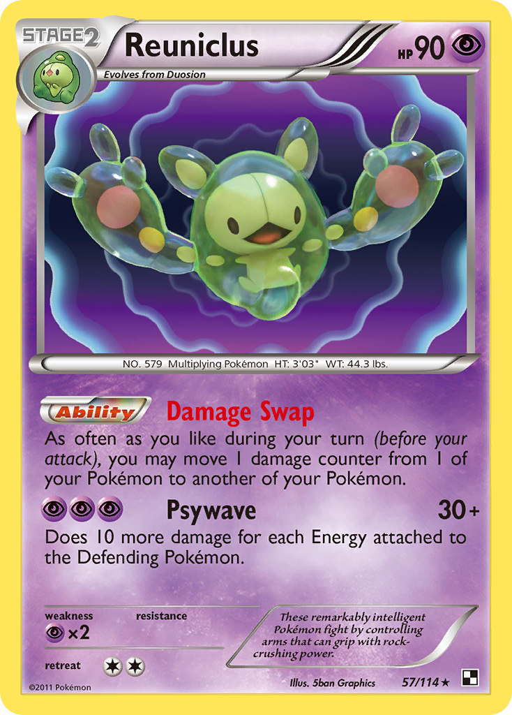 Black & White Reuniclus #57/114