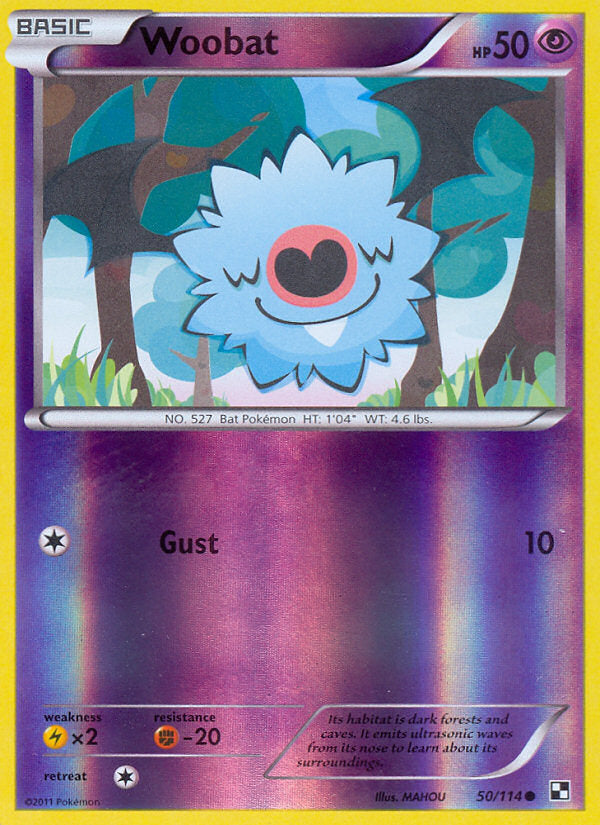Black & White Woobat #50/114 reverse holo