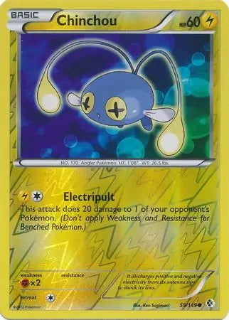 Boundaries Crossed Chinchou #55/149 reverse holo