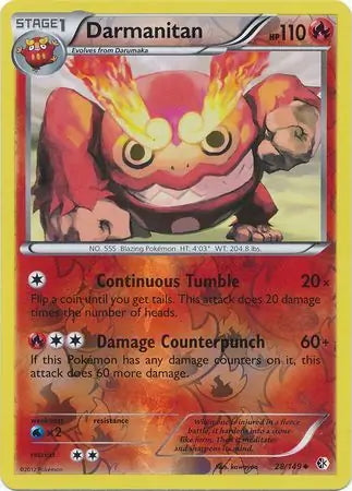 Boundaries Crossed Darmanitan #28/149 reverse holo