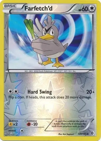 Boundaries Crossed Farfetch’d #107/149 reverse holo