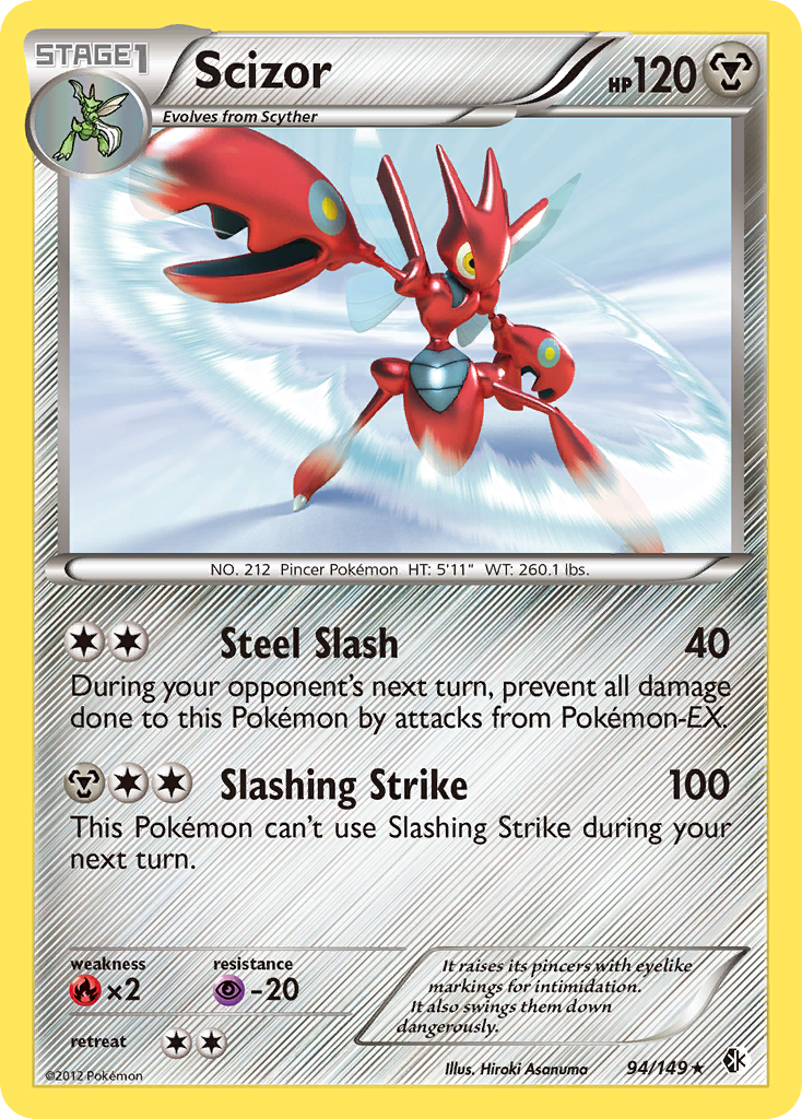 Boundaries Crossed Holo Scizor #94/149