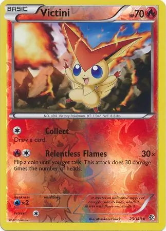 Boundaries Crossed Victini #23/149 reverse holo