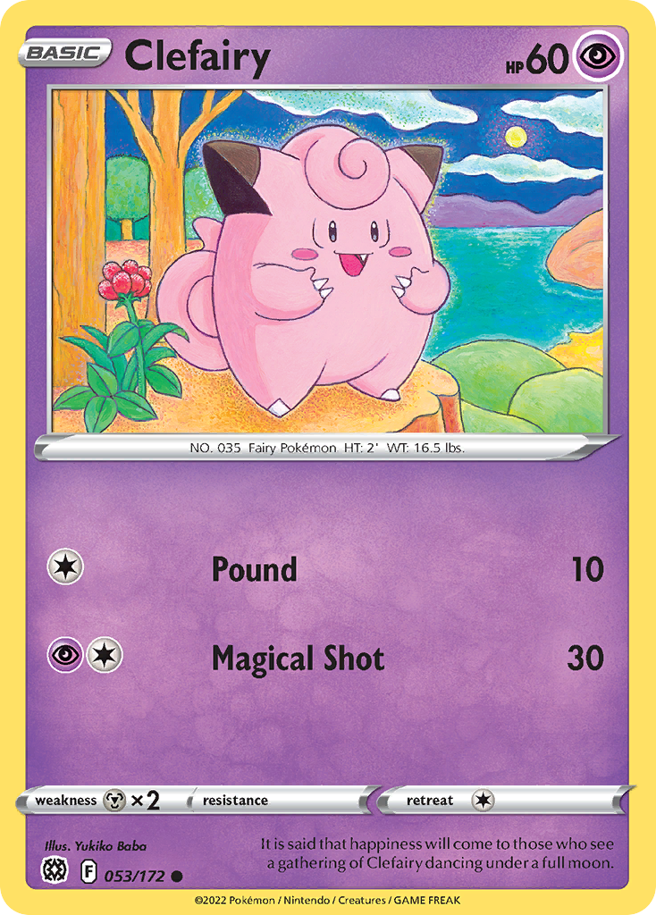 Brilliant Stars Clefairy #53/172