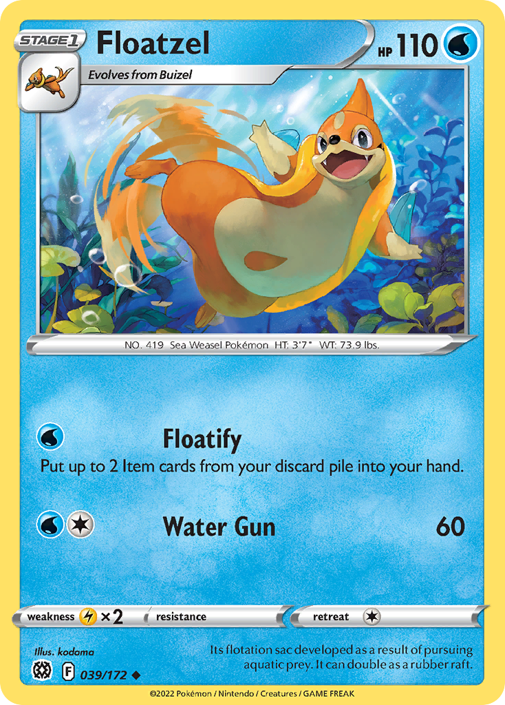 Brilliant Stars Floatzel #39/172