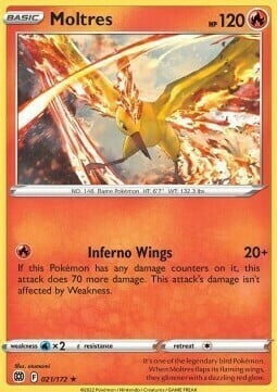 Brilliant Stars Holo Moltres #21/172