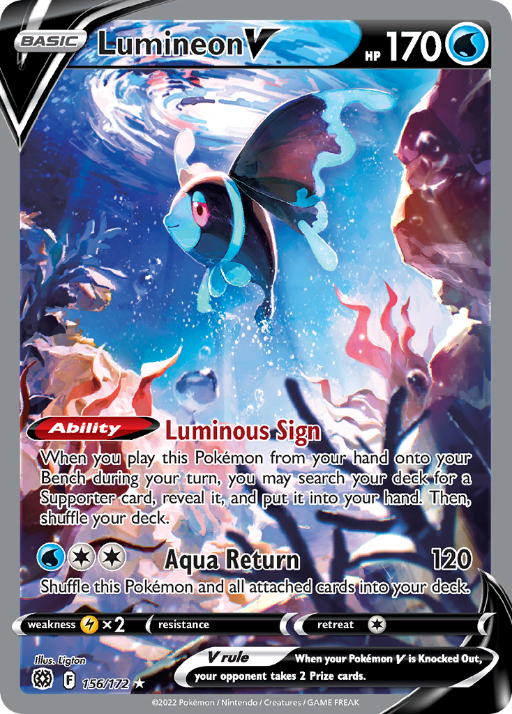Brilliant Stars Lumineon V #156/172