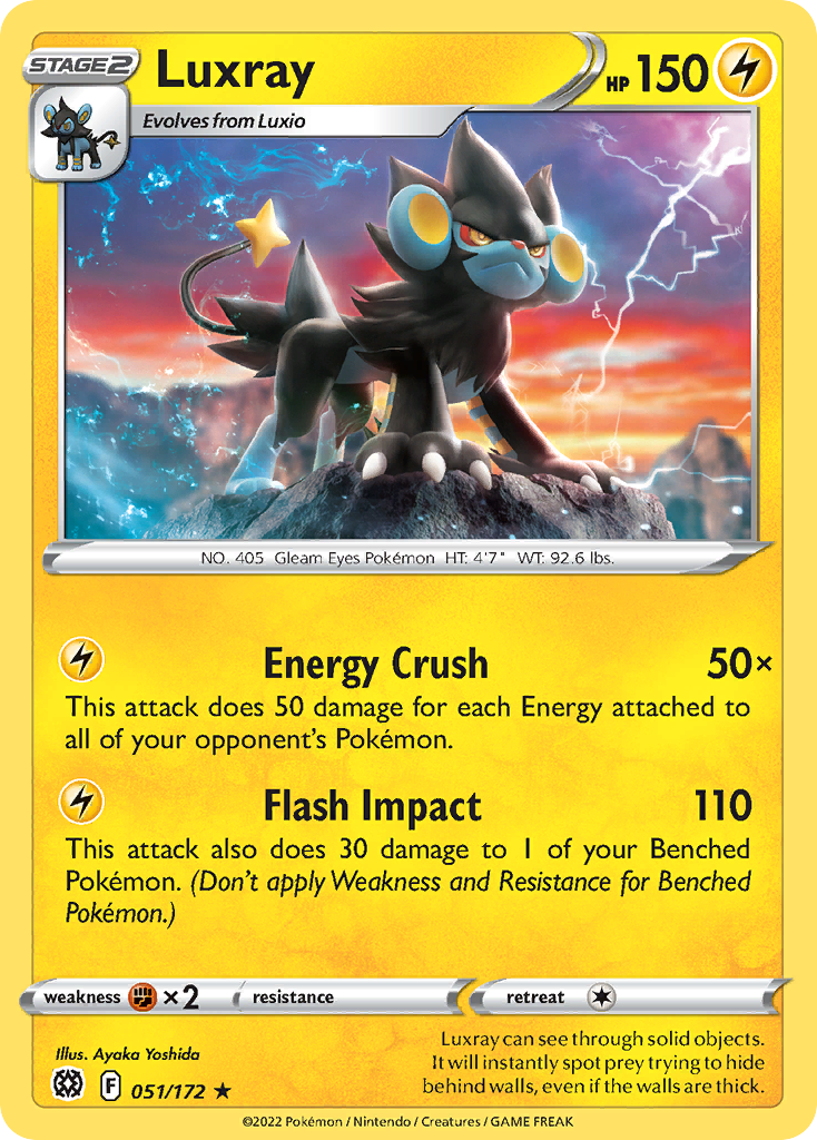Brilliant Stars Luxray #51/172