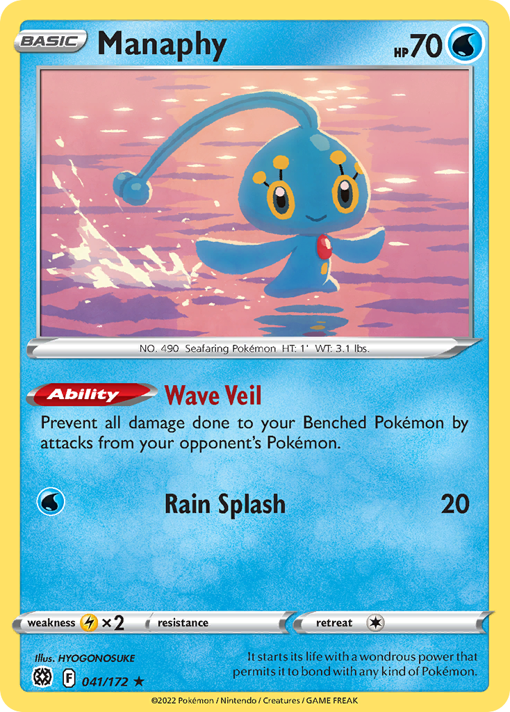 Brilliant Stars Manaphy #41/172