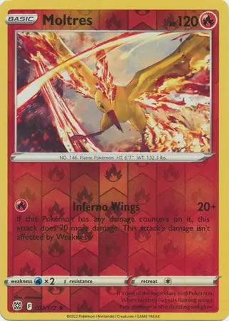Brilliant Stars Moltres #21/172 reverse holo