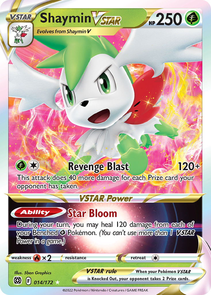 Brilliant Stars Shaymin VSTAR #14/172