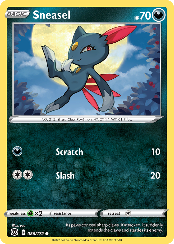 Brilliant Stars Sneasel #86/172