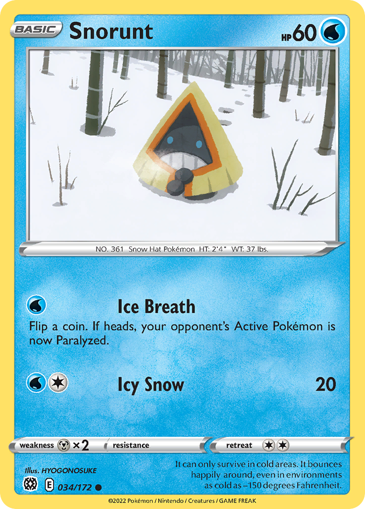 Brilliant Stars Snorunt #34/172