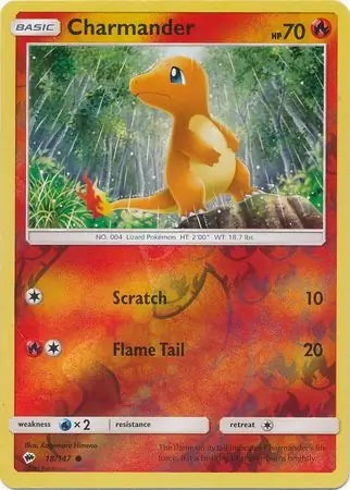 Burning Shadows Charmander #18/147 reverse holo