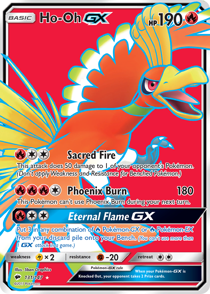 Burning Shadows Ho-Oh GX #131/147