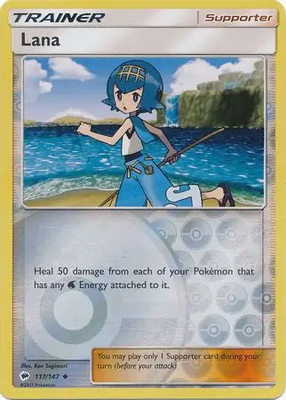 Burning Shadows Lana #117/147 reverse holo