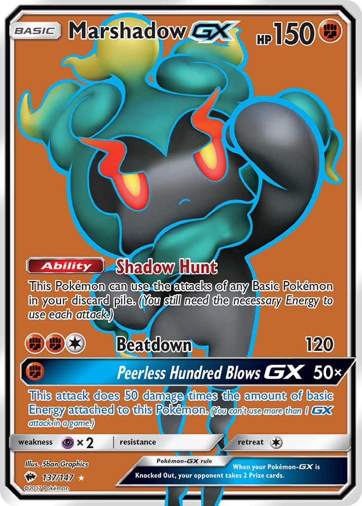 Burning Shadows Marshadow GX #137/147