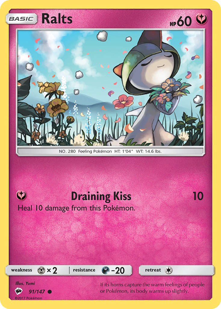 Burning Shadows Ralts #91/147