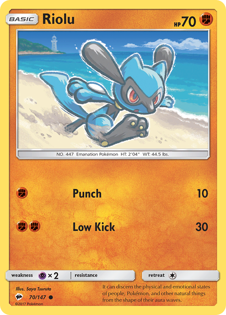 Burning Shadows Riolu #70/147