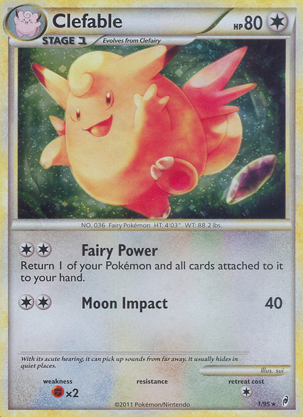 Call of Legends Holo Clefable #1/95