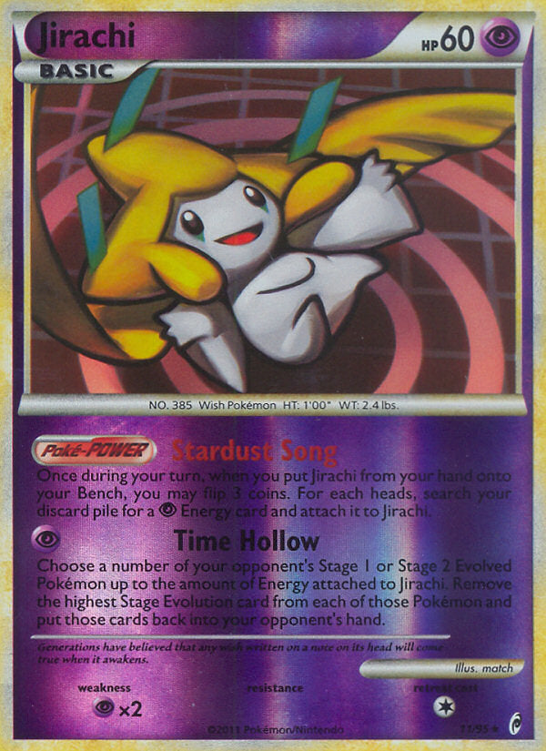 Call of Legends Jirachi #11/95 reverse holo