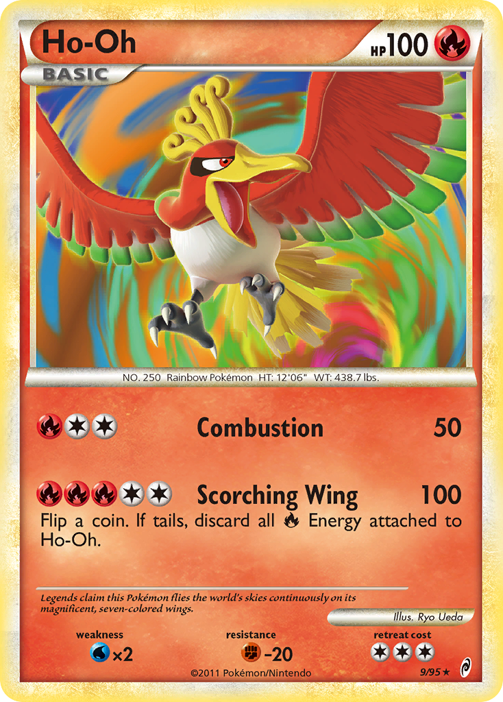 Call of Legends Non - Holo Ho-Oh #9/95