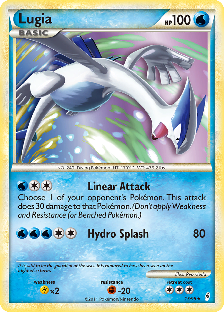 Call of Legends Non - Holo Lugia #15/95