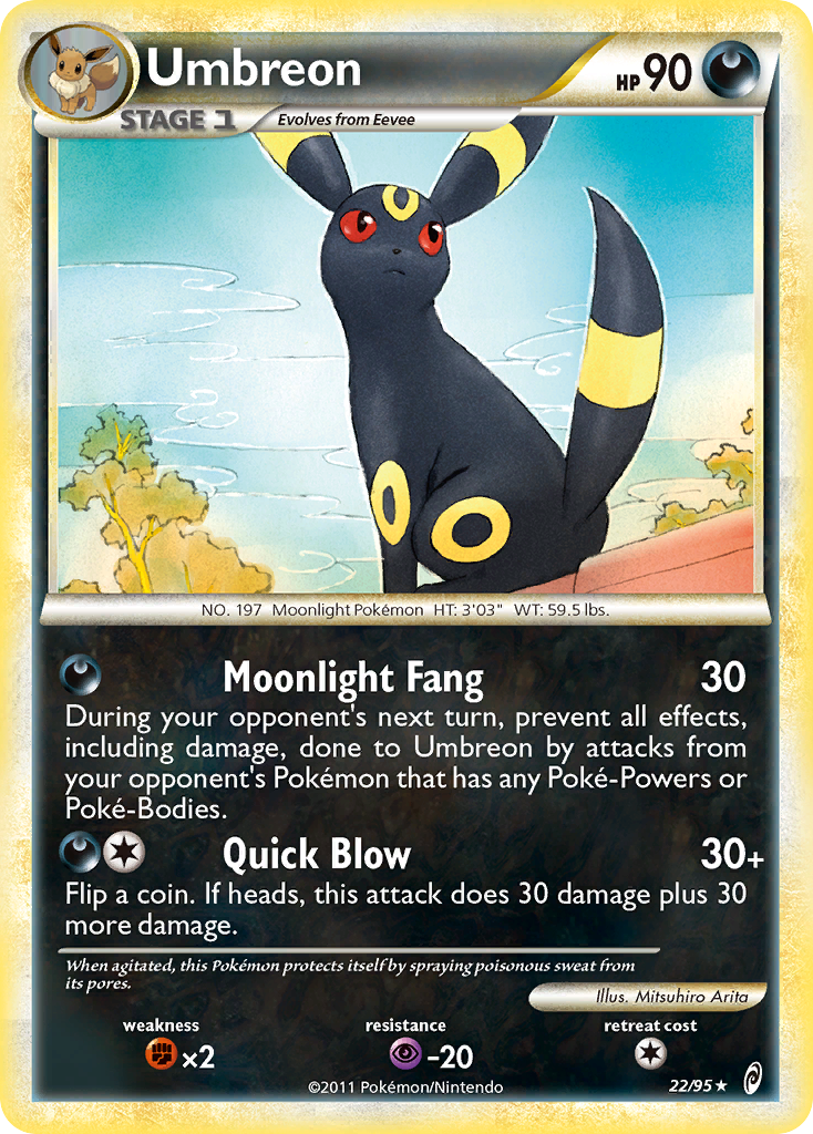 Call of Legends Non - Holo Umbreon #22/95
