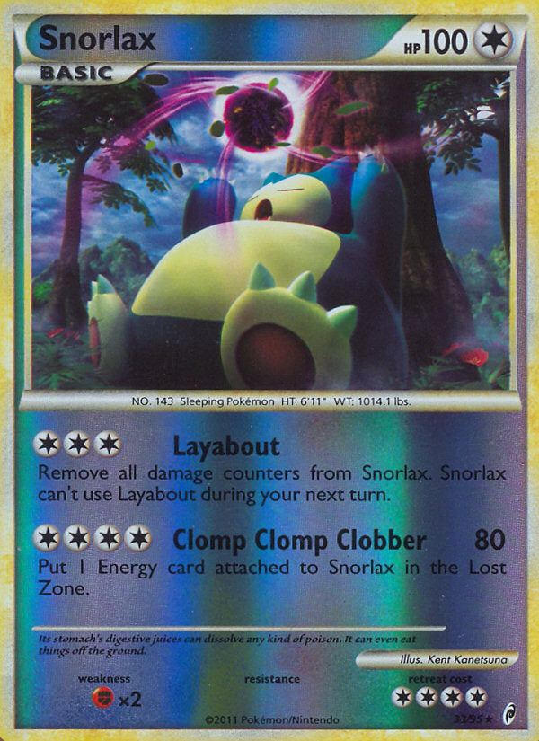 Call of Legends Snorlax #33/95 reverse holo