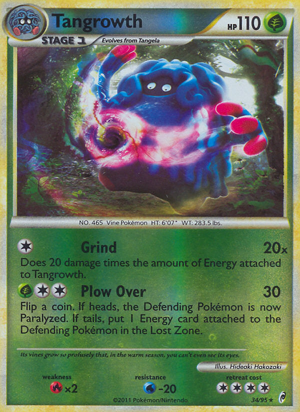 Call of Legends Tangrowth #34/95 reverse holo