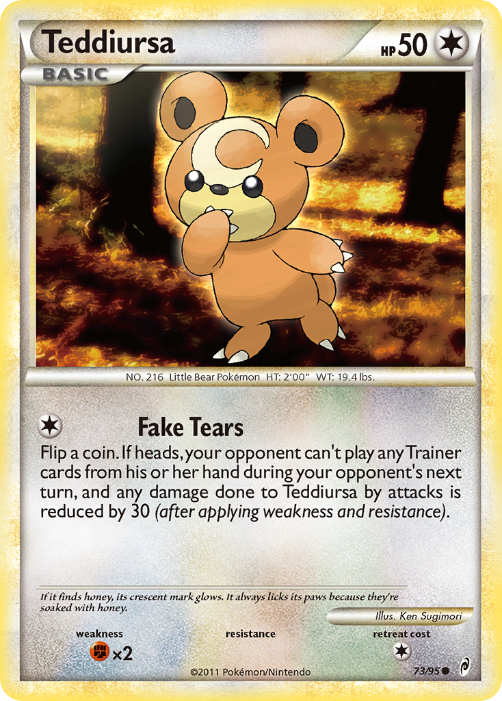 Call of Legends Teddiursa #73/95