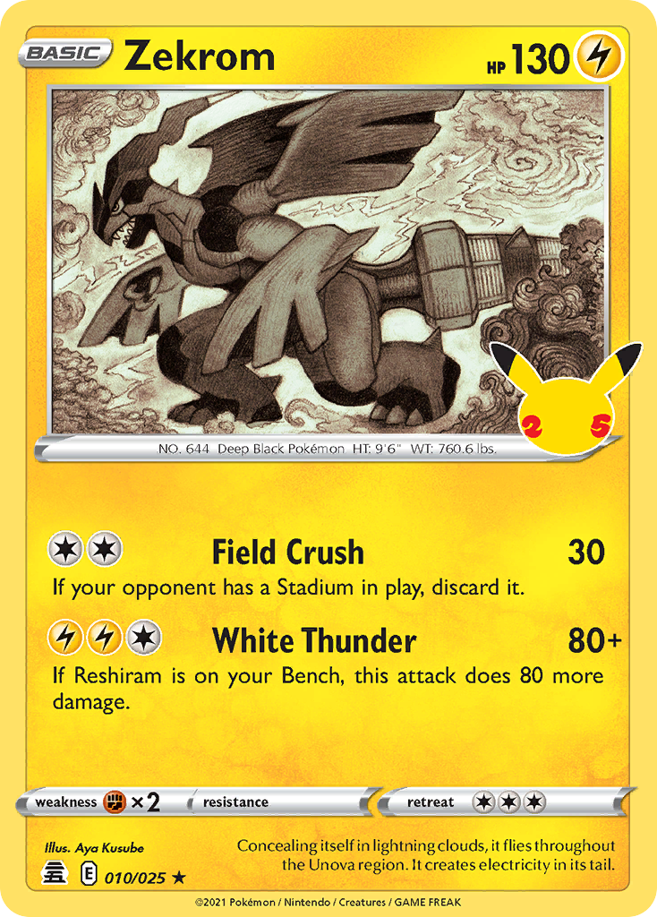 Celebrations Zekrom #10 / 25