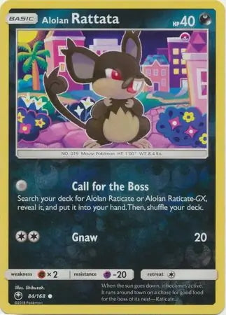 Celestial Storm Alolan Rattata #84/168 reverse holo