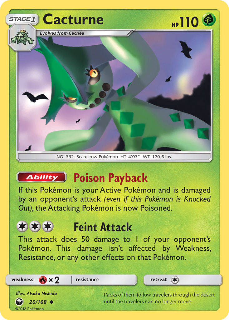 Celestial Storm Cacturne #20/168