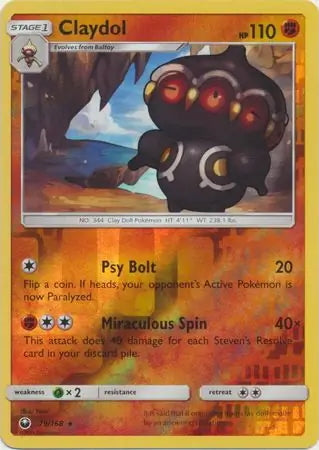 Celestial Storm Claydol #79/168 reverse holo
