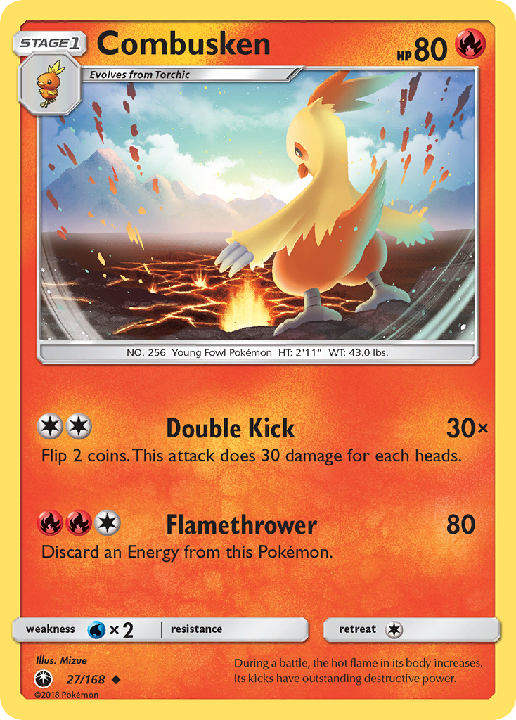 Celestial Storm Combusken #27/168