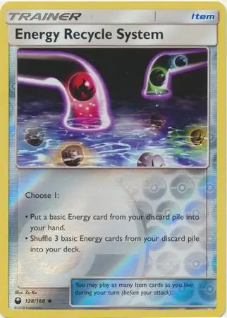 Celestial Storm Energy Recycle System #128/168 reverse holo