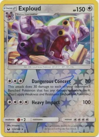 Celestial Storm Exploud #119/168 reverse holo