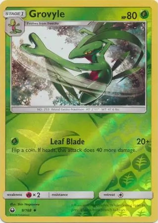Celestial Storm Grovyle #9/168 reverse holo