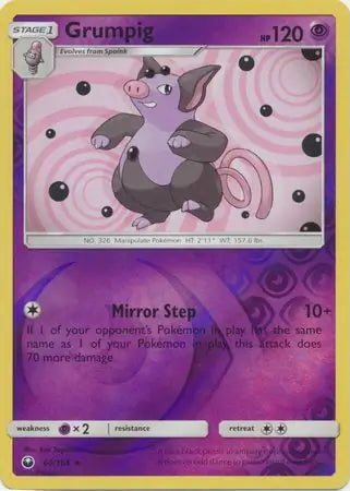 Celestial Storm Grumpig #60/168 reverse holo