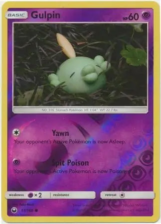 Celestial Storm Gulpin #57/168 reverse holo
