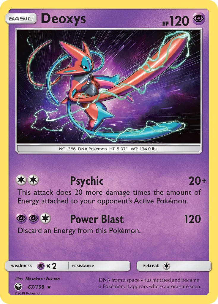 Celestial Storm Holo Deoxys #67/168