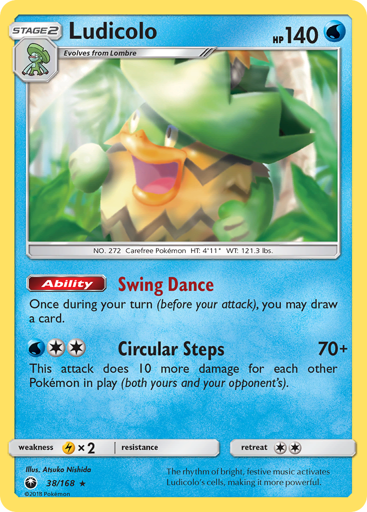 Celestial Storm Holo Ludicolo #38/168