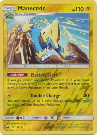 Celestial Storm Manectric #52/168 reverse holo