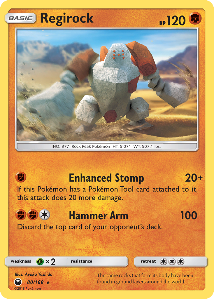 Celestial Storm Regirock #80/168