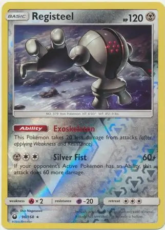 Celestial Storm Registeel #96/168 reverse holo