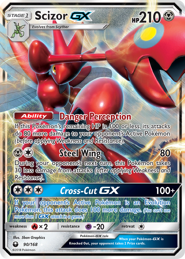 Celestial Storm Scizor GX #90/168