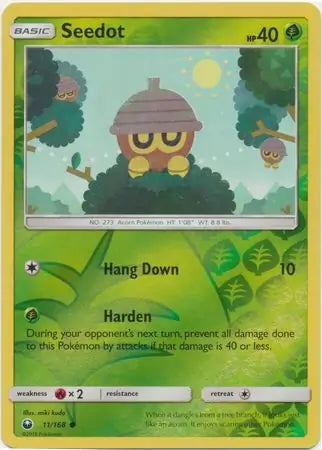 Celestial Storm Seedot #11/168 reverse holo
